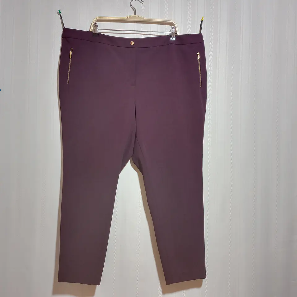 PANTALÓN VESTIR BURDEO CALVIN KLEIN TALLA 22W    1