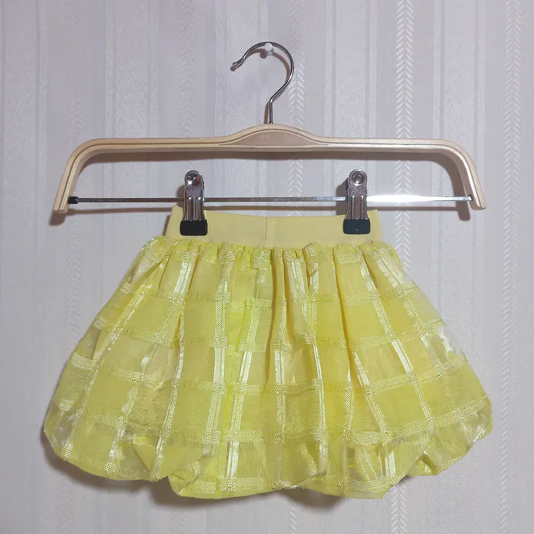 FALDA NIÑA TUTÚ AMARILLO Y-CLU COURAGE TG 6 2