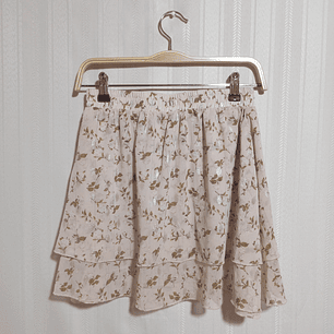 FALDA FLOREADA ZEBRA TALLA XS