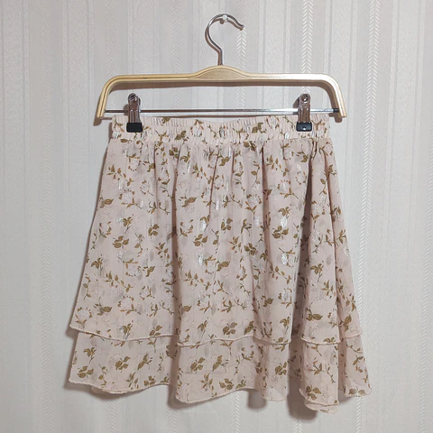 FALDA NIÑA FLOREADA ZEBRA TALLA XS