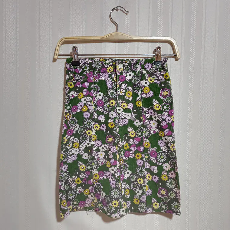 FALDA MUJER FLOREADA PLACE TALLA 6X 1