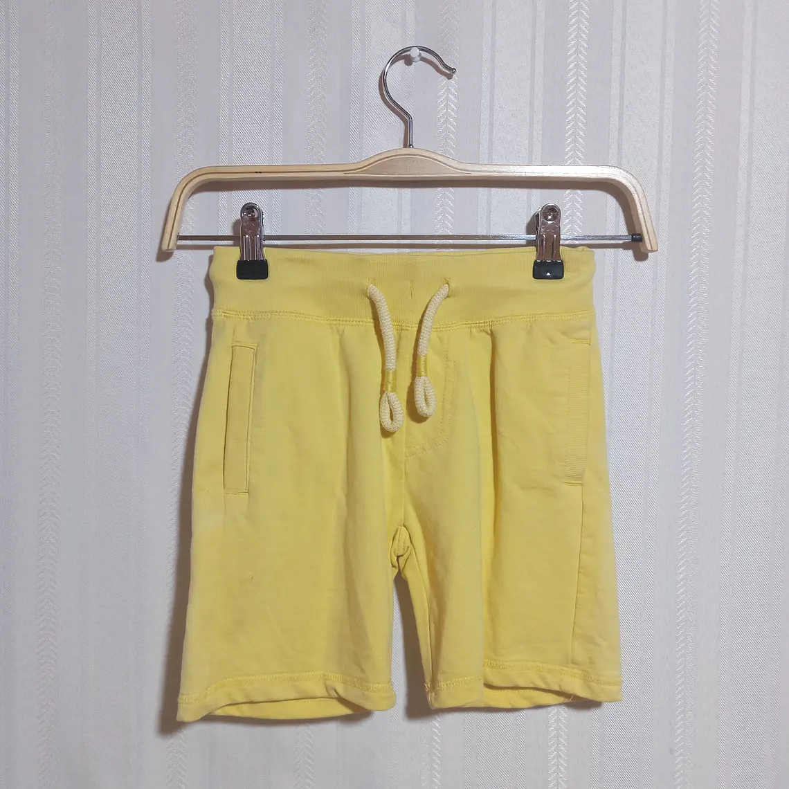 Short Algodón Niña Amarillo Piazza Italia Talla 4-5 Años 1