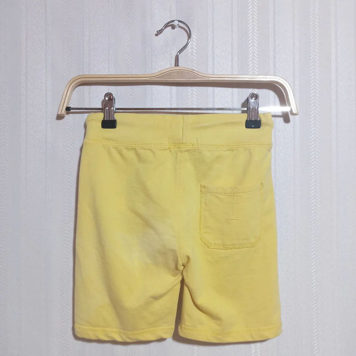 Short Algodón Niña Amarillo Piazza Italia Talla 4-5 Años 2