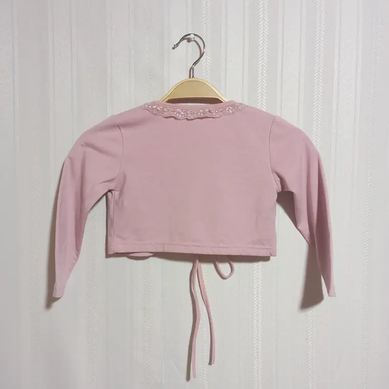 Bolero Rosado Niña Miss Brum Talla 30 Meses 2