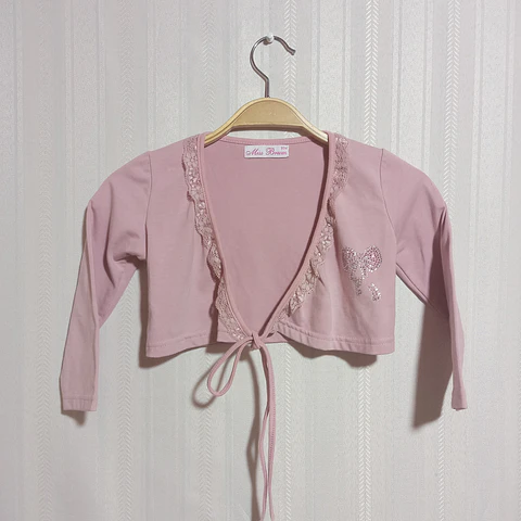 Bolero Rosado Niña Miss Brum Talla 30 Meses