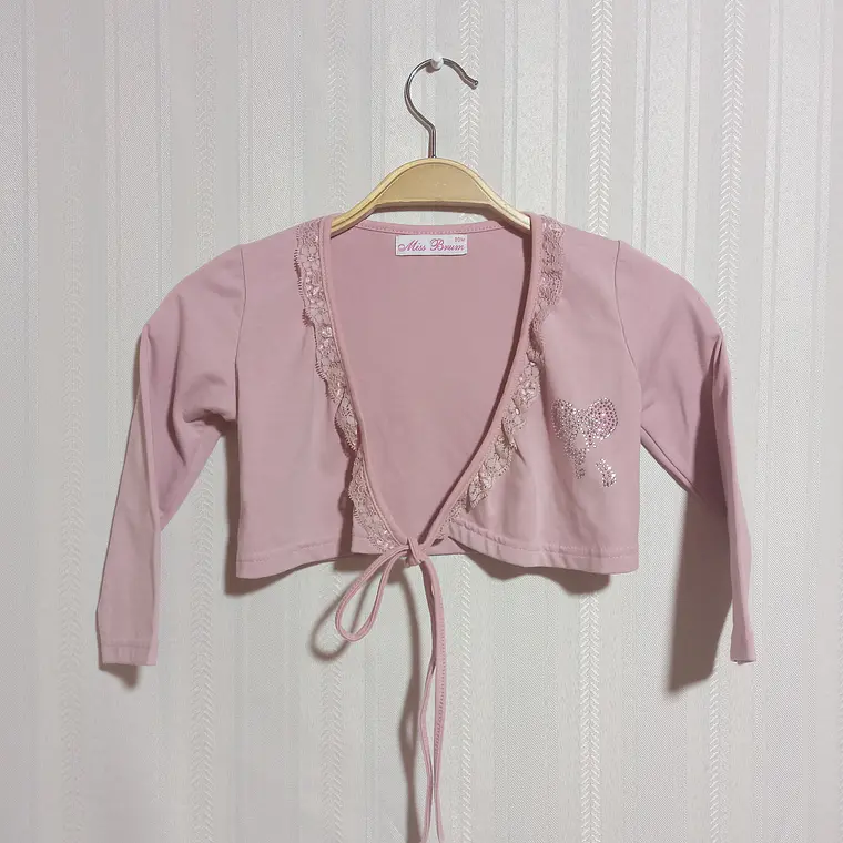 Bolero Rosado Niña Miss Brum Talla 30 Meses 1