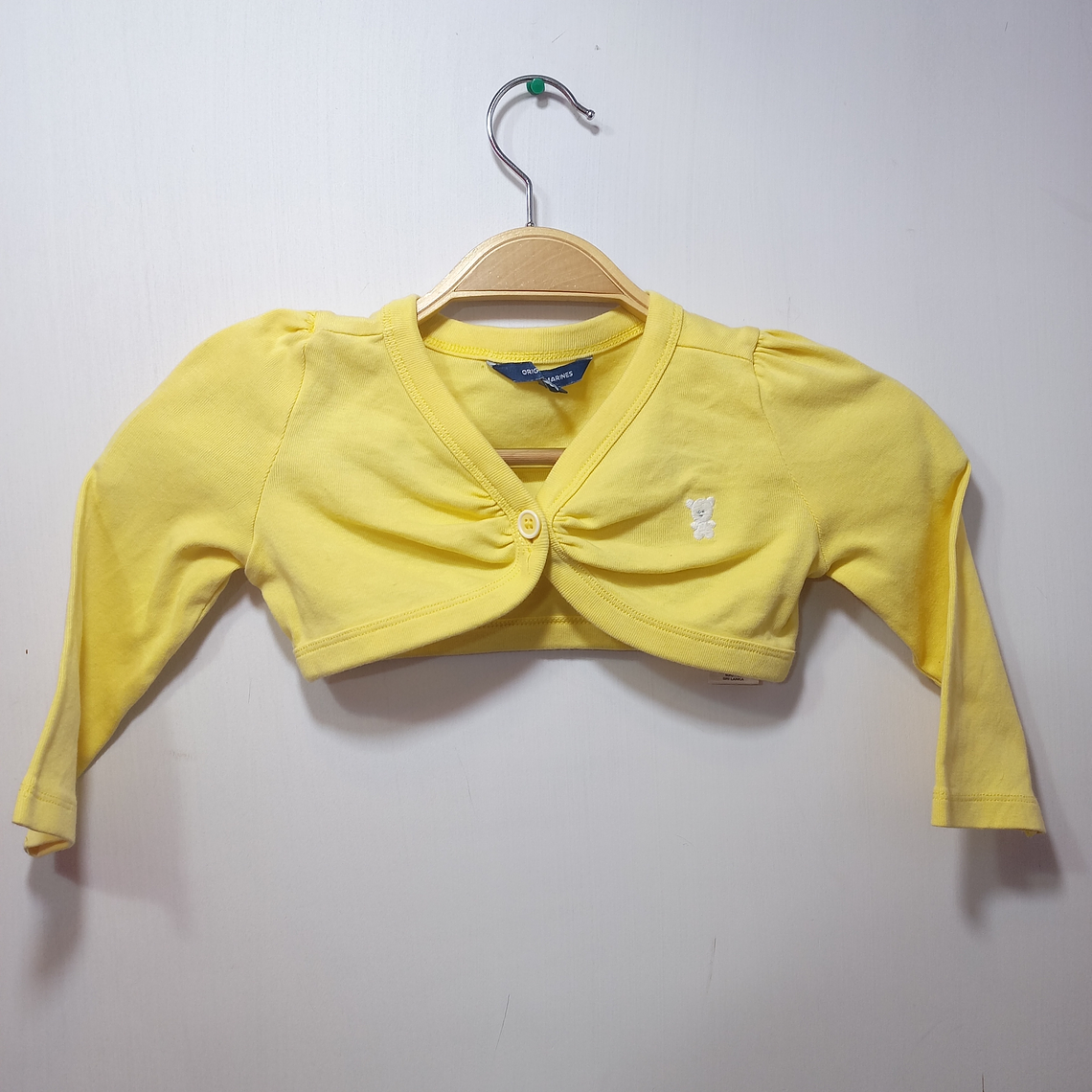 CHALECO AMARILLO ORIGINAL MARINES TALLA 18M 1