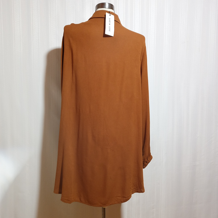 BLUSA ML CAFE SHEIN TALLA 2XL 3