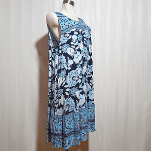VESTIDO FLORAL MULTICOLOR LOFT TALLA 16/18
