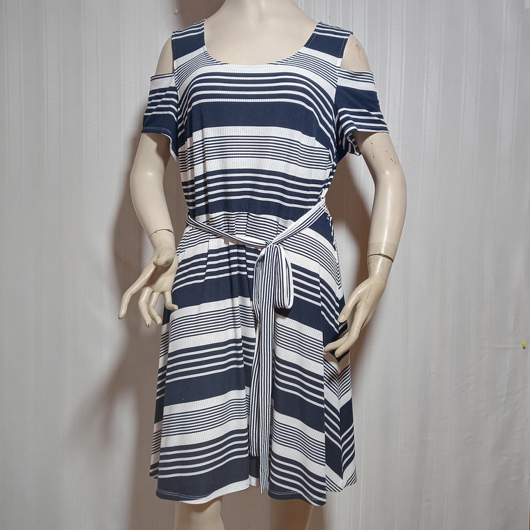 VESTIDO VERANO MULTICOLOR  TALLA 1X 2