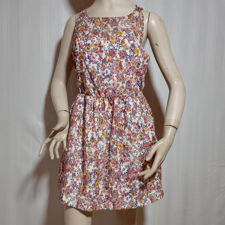 VESTIDO FLOREADO  TALLA L 2