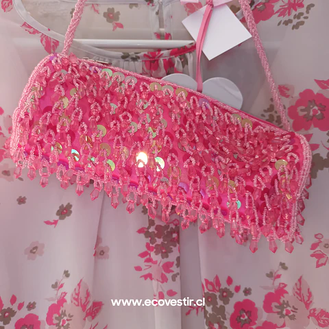 CARTERA ROSADA FIESTA