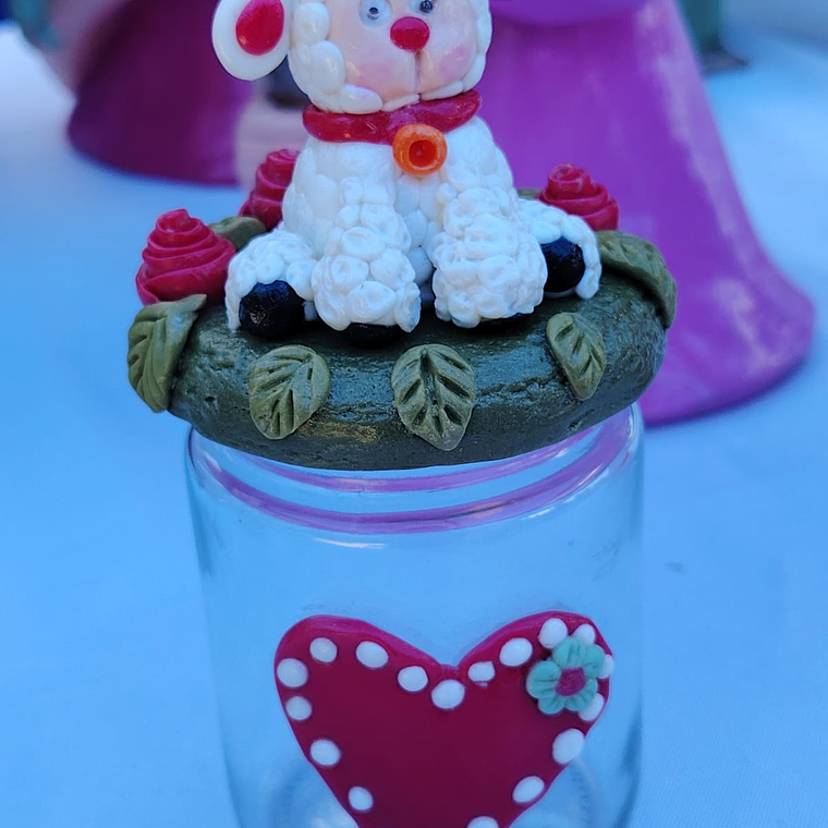 ADORNO FRASCO CORDERITO 1