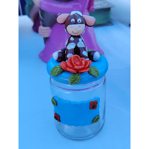 ADORNO FRASCO VAQUITA 