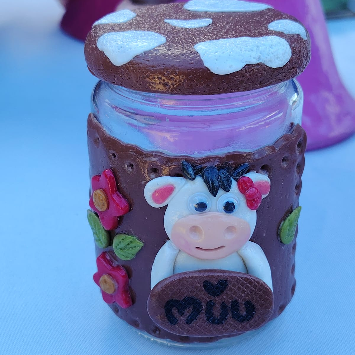 ADORNO FRASCO VAQUITA 2 1