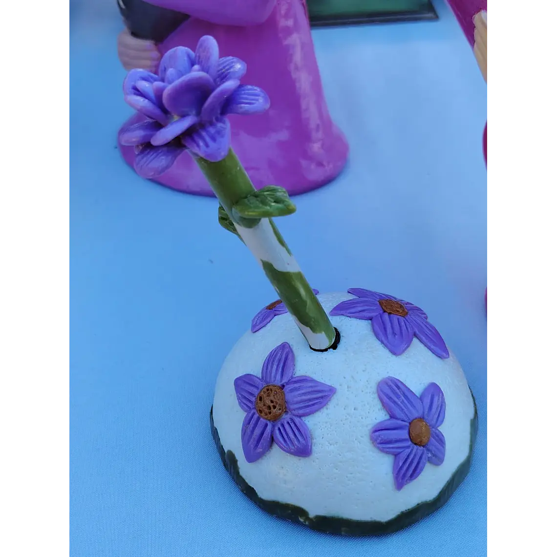 PORTA LAPIZ DE CERAMICA EN FRÍO 1