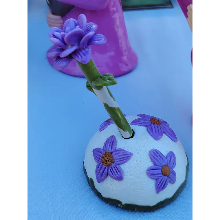 PORTA LAPIZ DE CERAMICA EN FRÍO 1