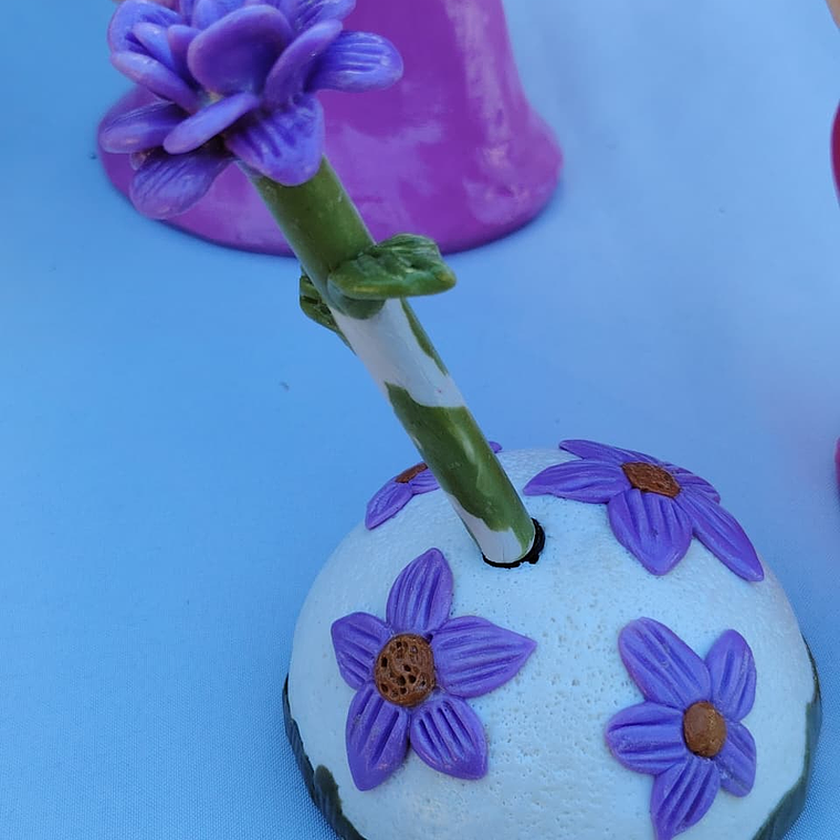 PORTA LAPIZ DE CERAMICA EN FRÍO 1