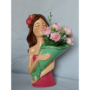 FLORERO YESO LAS 3 HERMANAS 