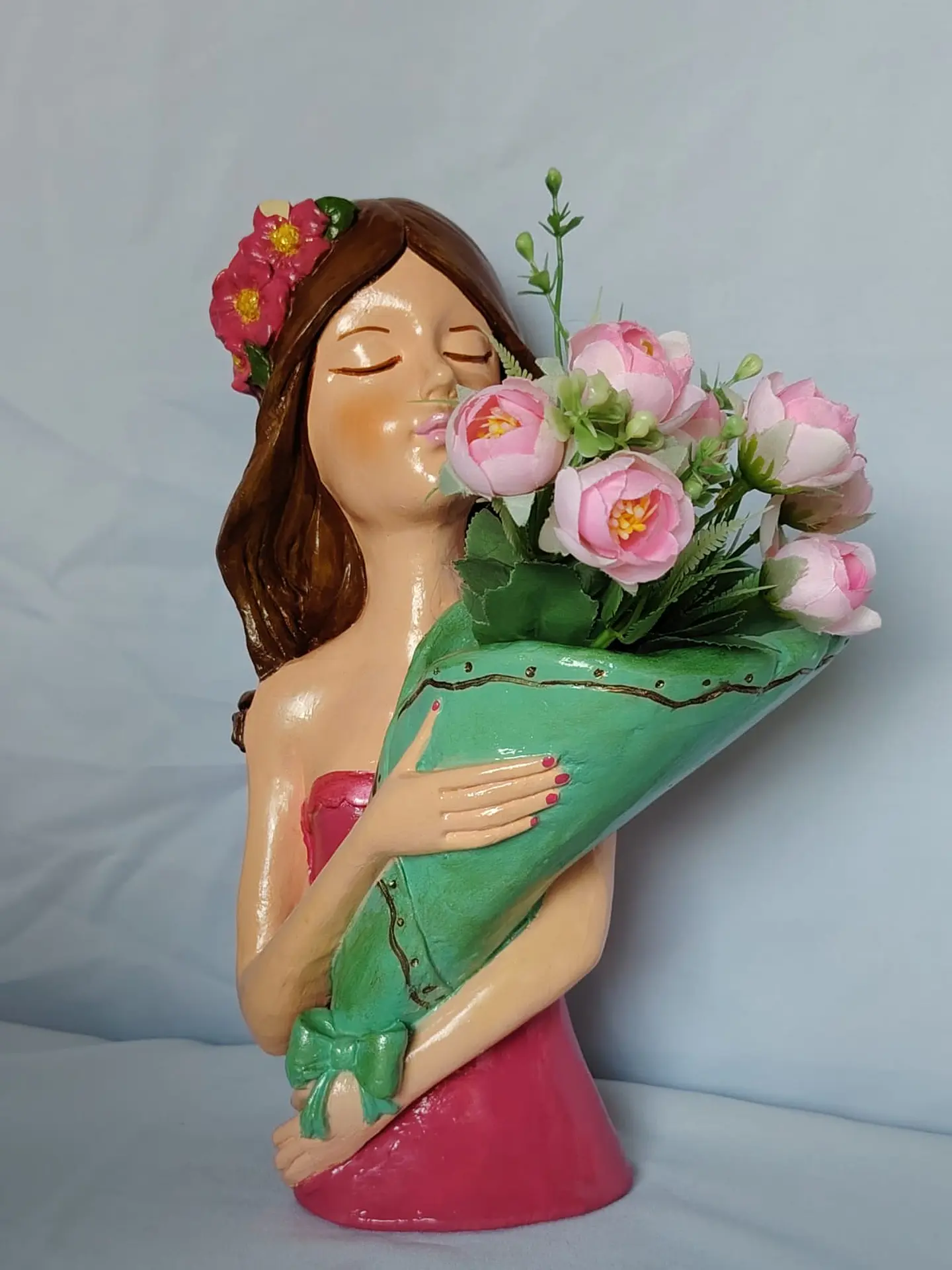 FLORERO YESO LAS 3 HERMANAS  1