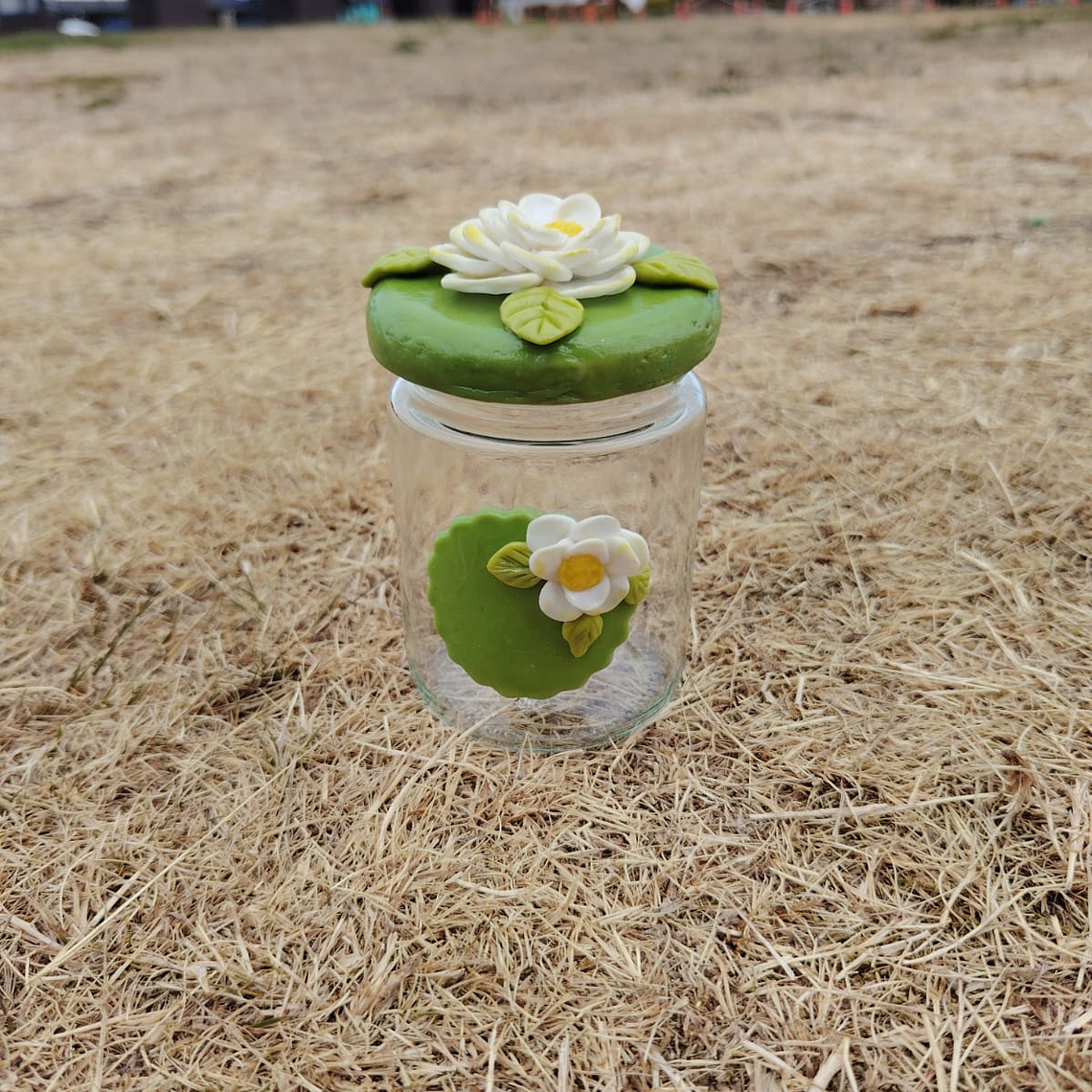 ADORNO FRASCO FLOR 1