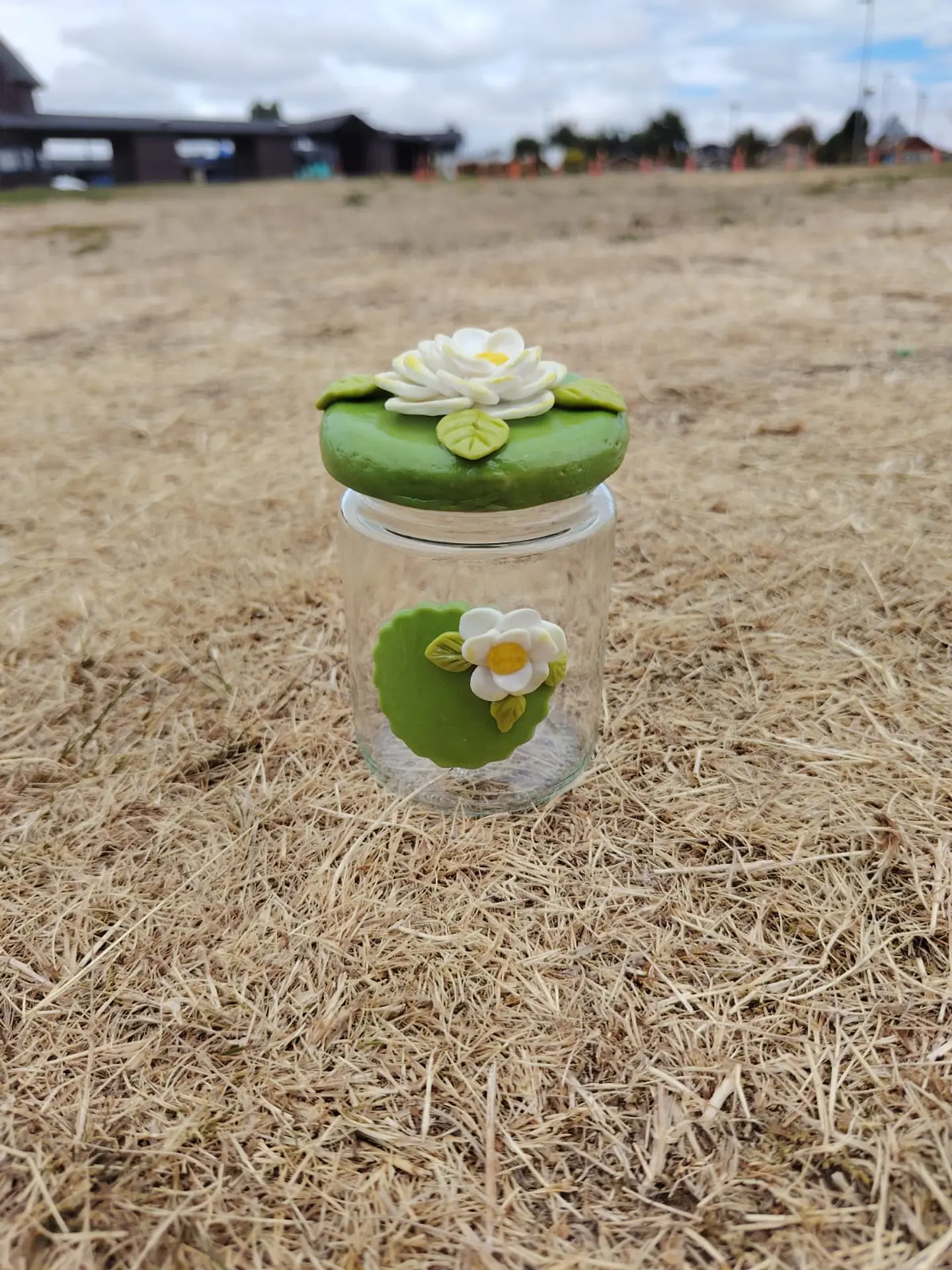 ADORNO FRASCO FLOR 1