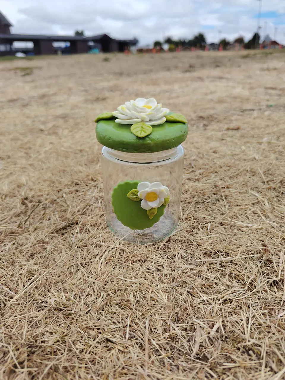 ADORNO FRASCO FLOR 1