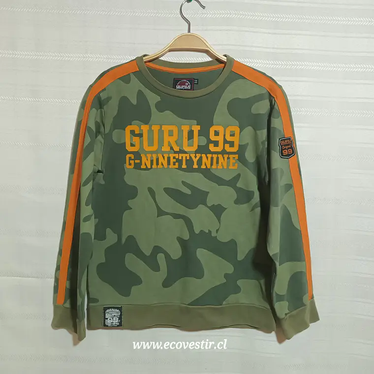 POLERÓN NIÑO MIMETIZADO GURU 99 TALLA 14A 1