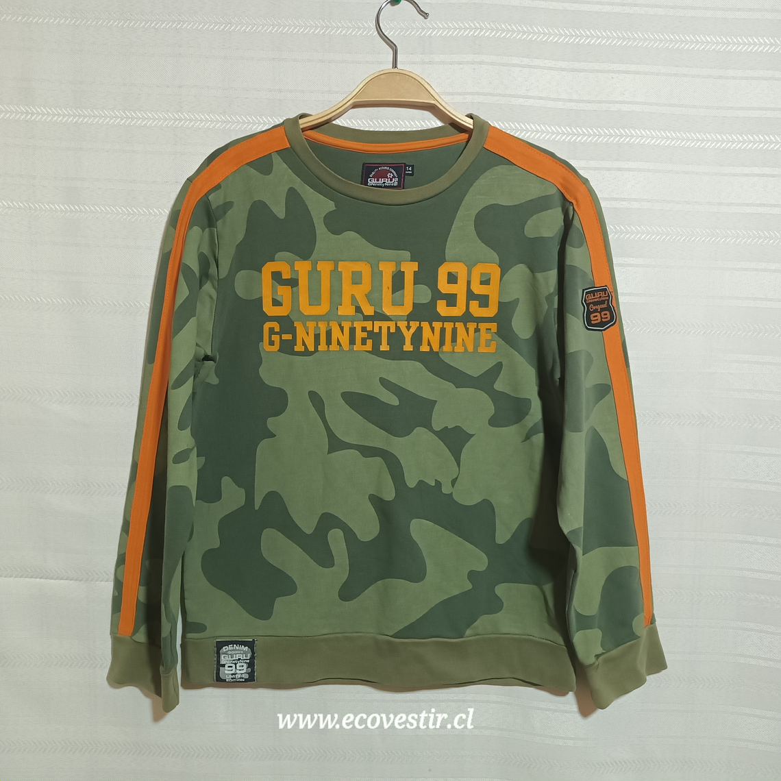 POLERÓN MIMETIZADO NIÑO GURU 99 TALLA 14A 1