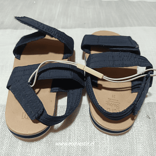 SANDALIA AZUL NIÑOS ZARA BABY N°21 