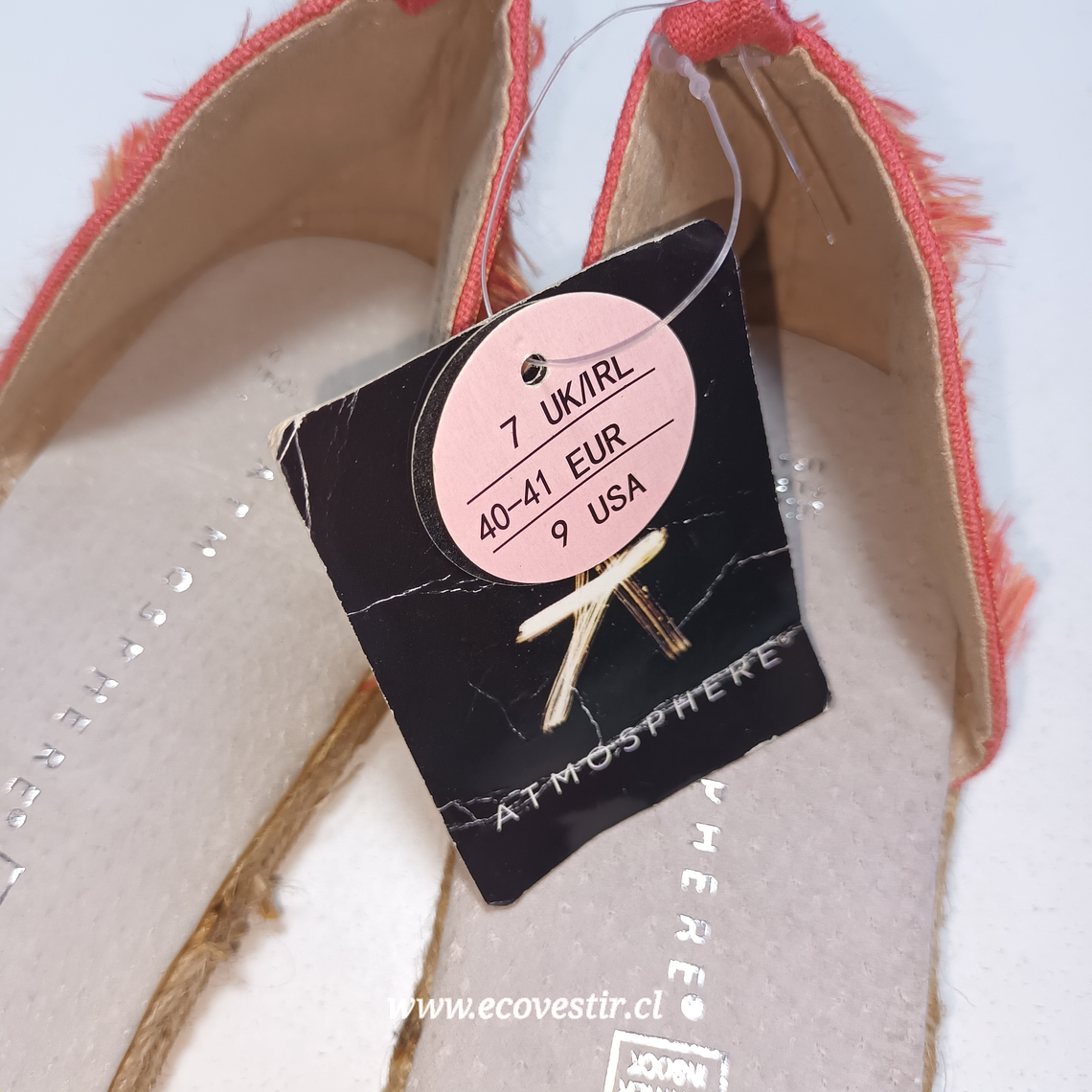 ALPARGATA CORAL MUJER ATMOSPHERE N°40 3