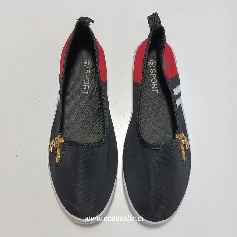 ZAPATILLA MUJER NEGRO SPORT TALLA N°39 3