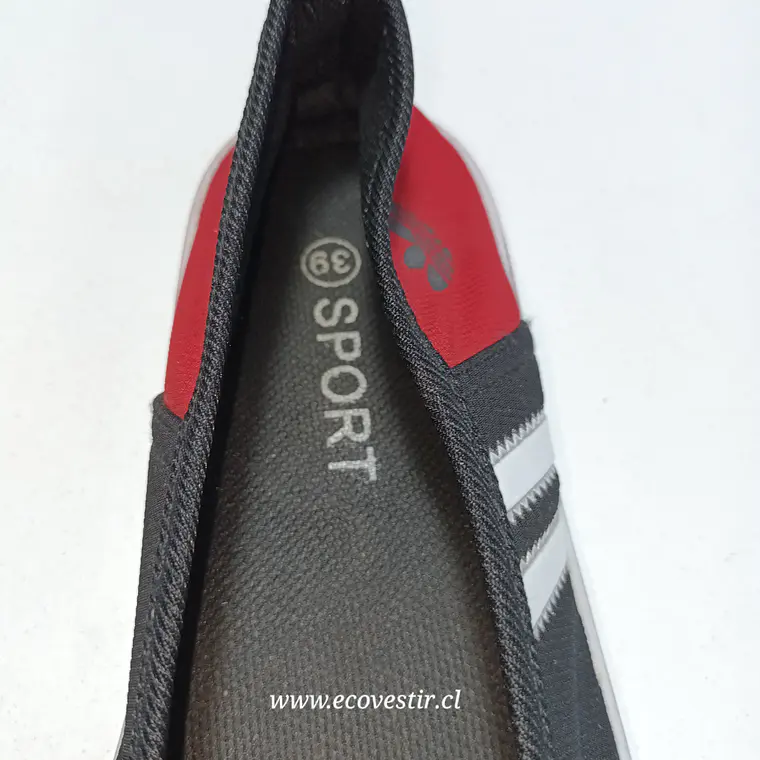 ZAPATILLA MUJER NEGRO SPORT TALLA N°39 4