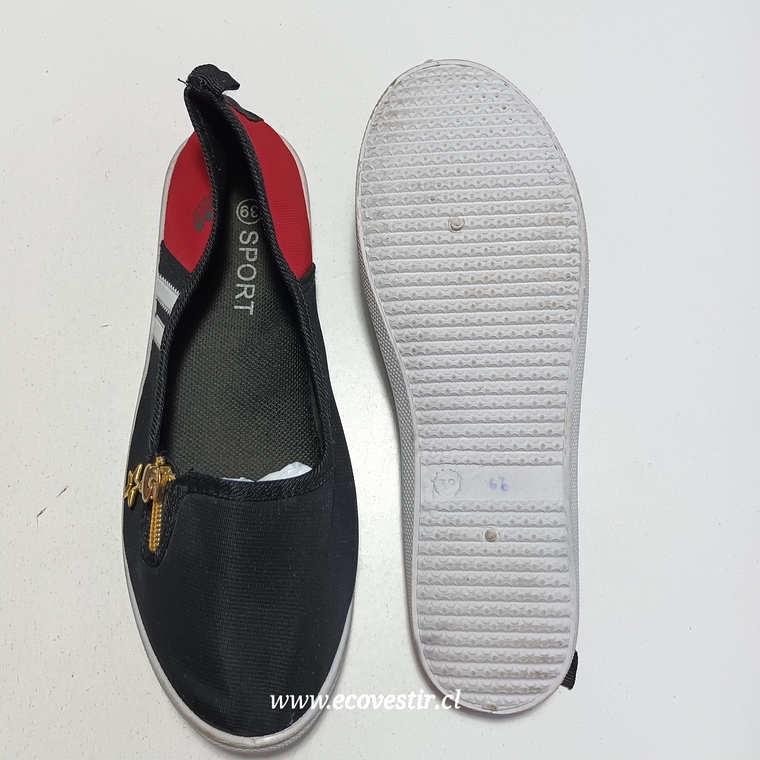 ZAPATILLA NEGRO SPORT TALLA N°39 5