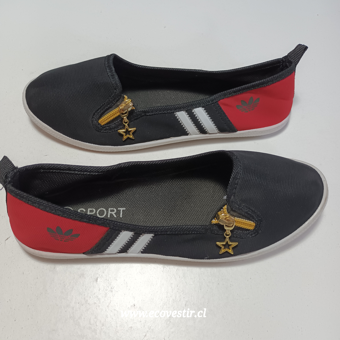 ZAPATILLA NEGRO SPORT TALLA N°39 2