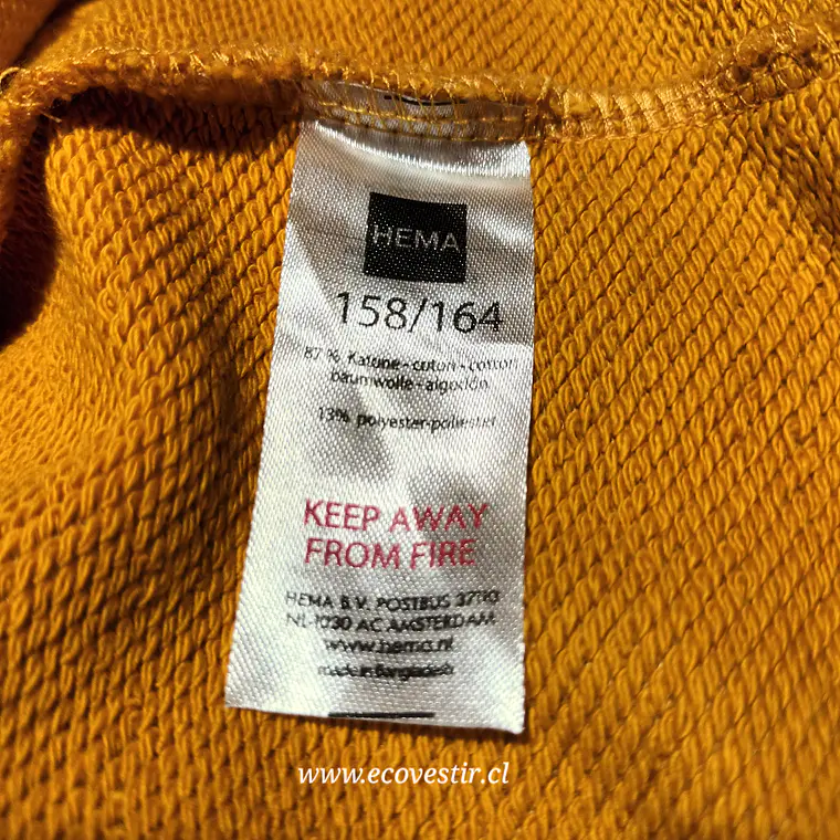 POLERÓN HOMBRE AMARILLO HEMA TALLA 158 / 164 3
