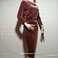 VESTIDO FIESTA BURDEO IN WEAR TALLA S - Miniatura 1