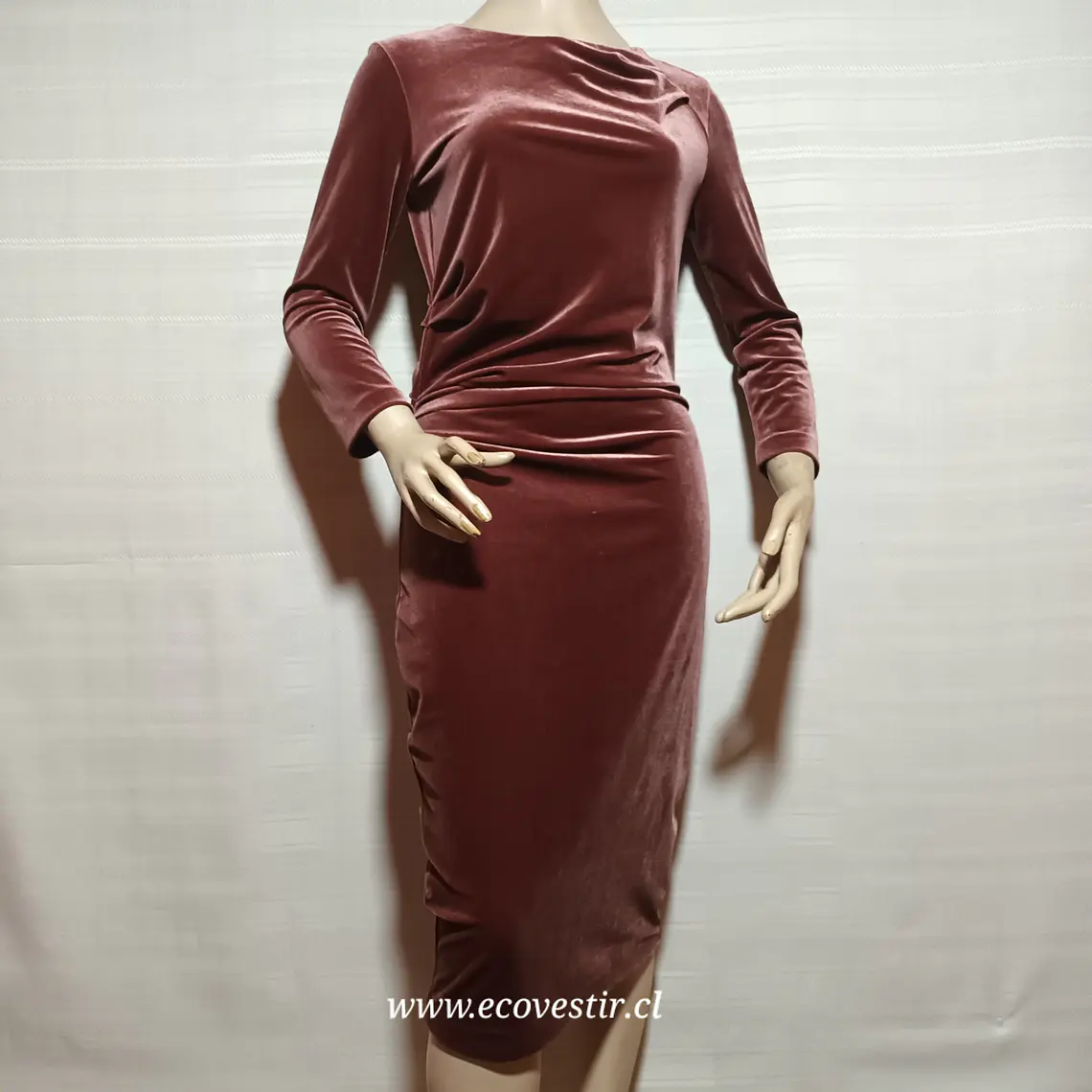 VESTIDO FIESTA BURDEO IN WEAR TALLA S 2