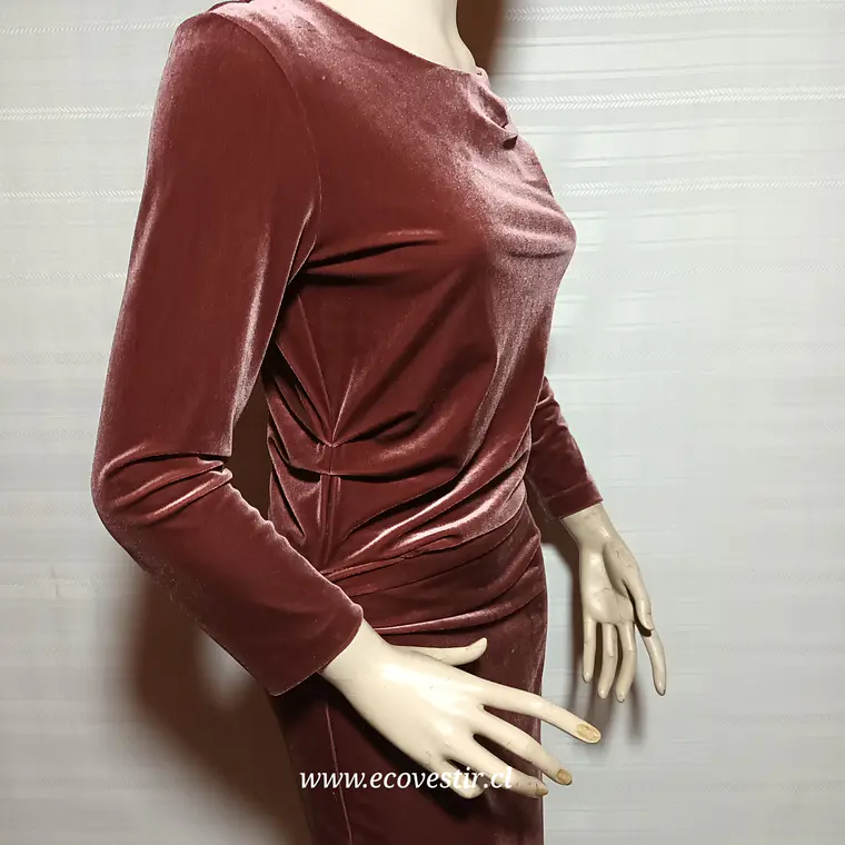 VESTIDO FIESTA BURDEO IN WEAR TALLA S 4