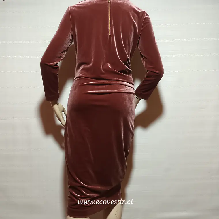 VESTIDO FIESTA BURDEO IN WEAR TALLA S 6