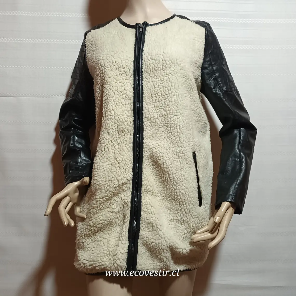 CHAQUETA MUJER CORDERITO MISS LONDON TALLA XL 2