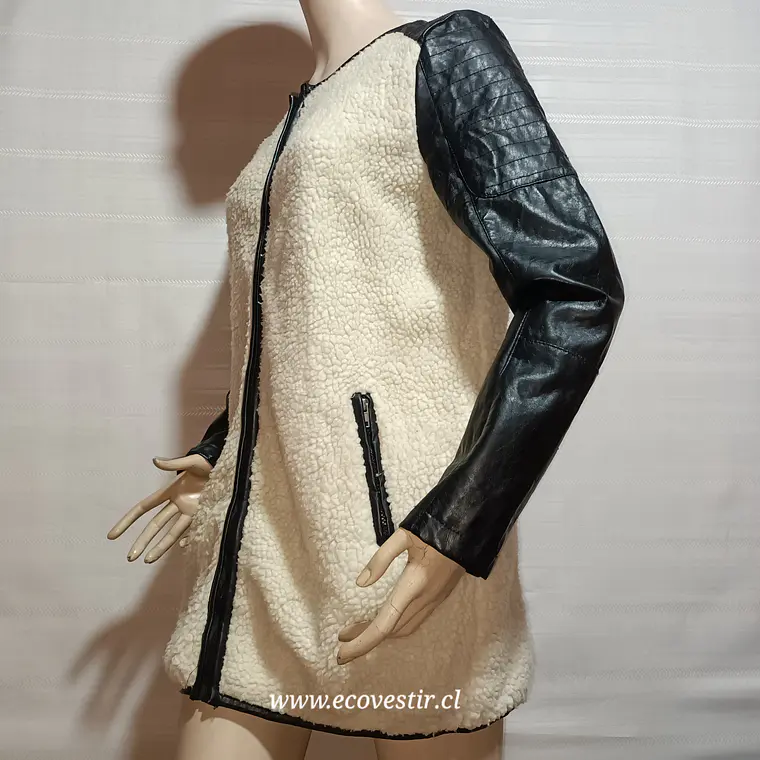 CHAQUETA MUJER CORDERITO MISS LONDON TALLA XL 3