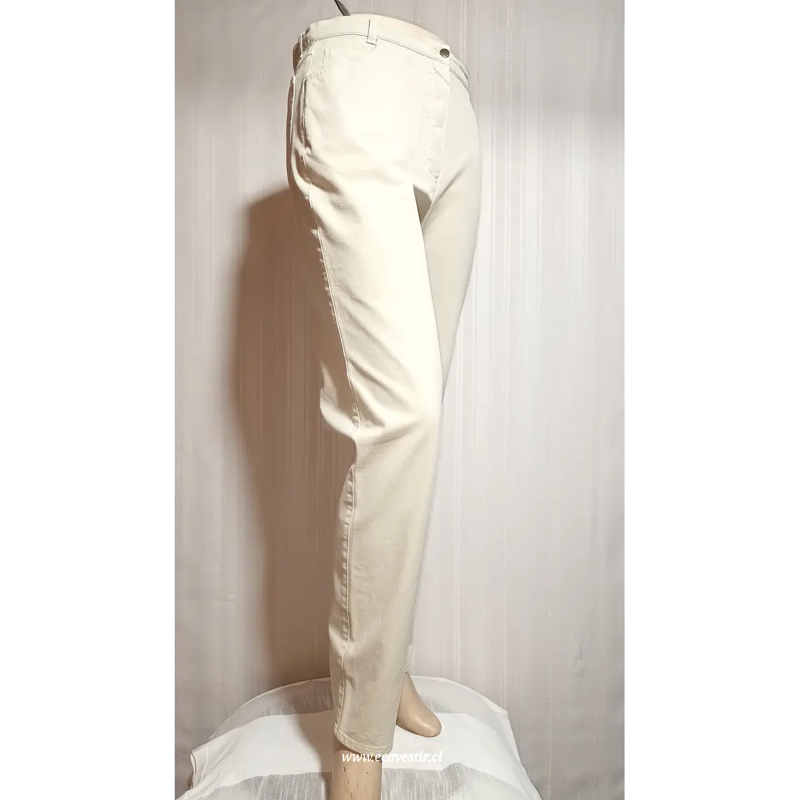 PANTALÓN MUJER DENIM BEIGE YESSICA TALLA 44 1