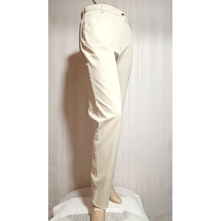 PANTALÓN MUJER DENIM BEIGE YESSICA TALLA 44 1