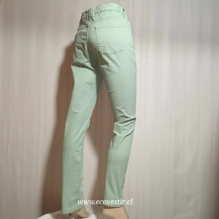 PANTALÓN MUJER VERDE AGUA ESMARA TALLA 42 2