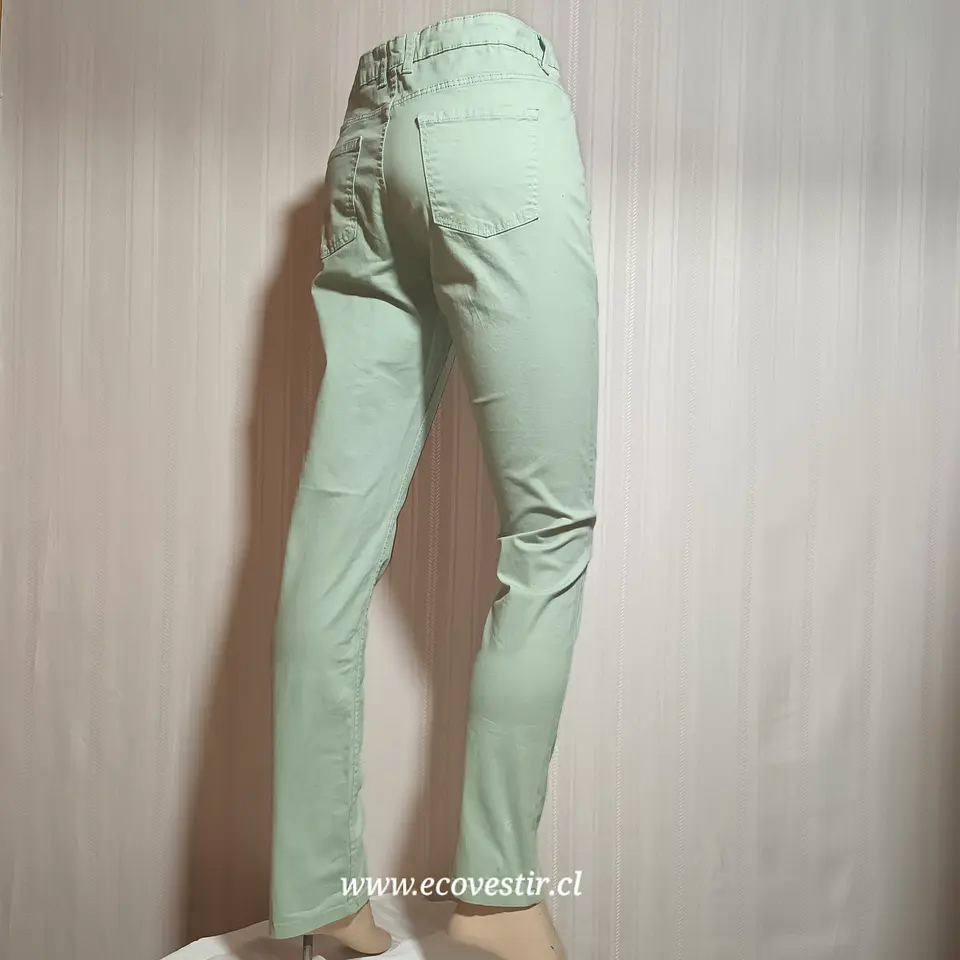 PANTALÓN MUJER VERDE AGUA ESMARA TALLA 42 2