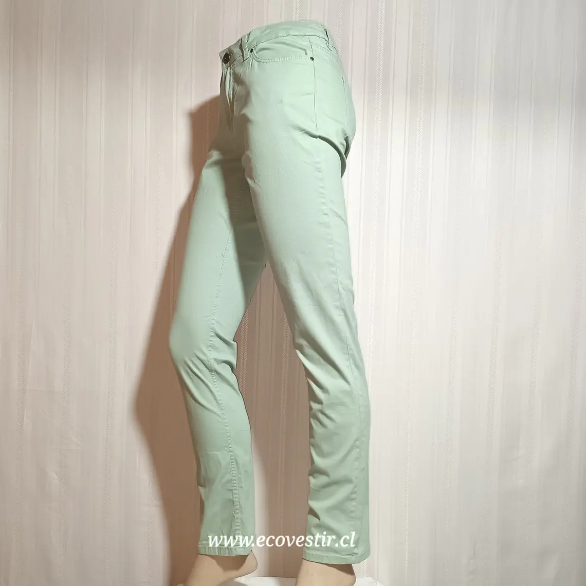 PANTALÓN MUJER VERDE AGUA ESMARA TALLA 42 3