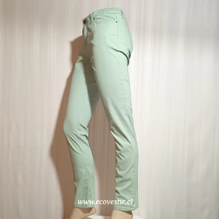 PANTALÓN MUJER VERDE AGUA ESMARA TALLA 42 3