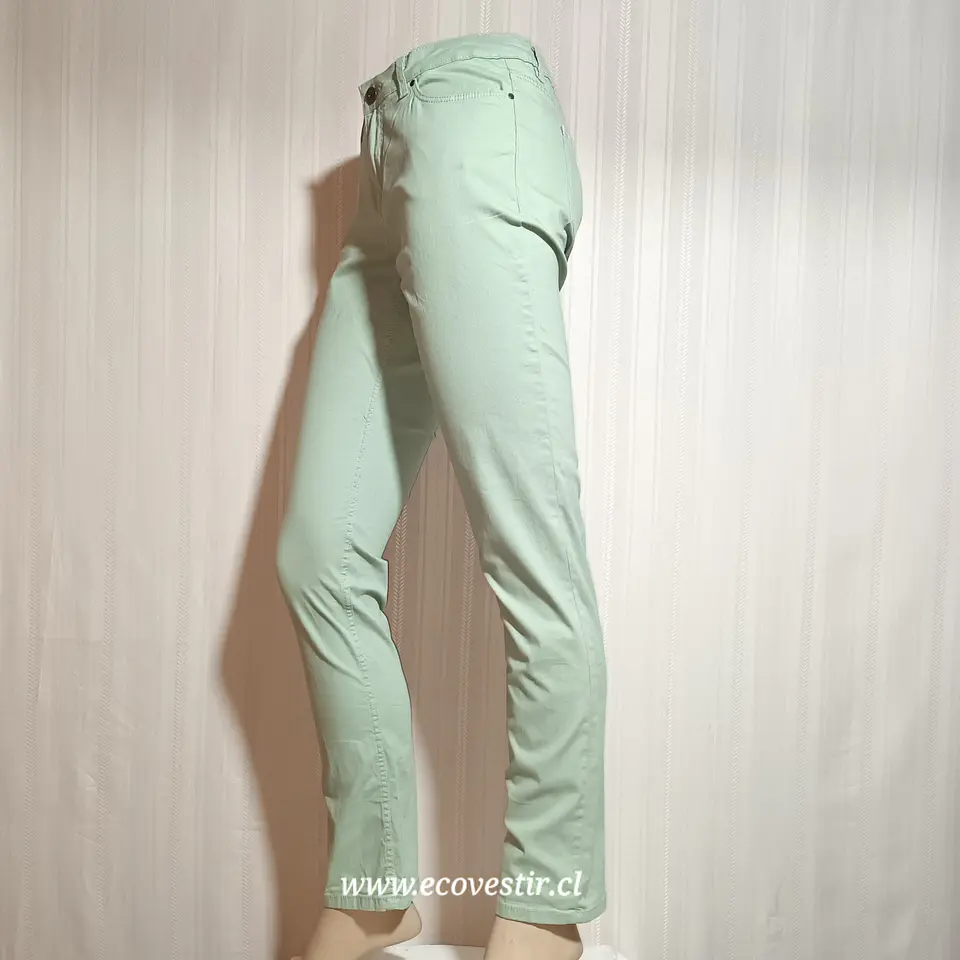 PANTALÓN MUJER VERDE AGUA ESMARA TALLA 42 3