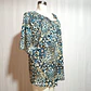 BLUSA  MULTICOLOR NOTATIONS TALLA 1X - Miniatura 1